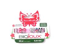 Sanico BRACCIALETTO ROSE IN SILICONE CON CHARMS DI METALLO