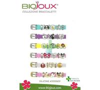 Sanico BRACCIALETTO WHITE IN SILICONE CON CHARMS DI METALLO