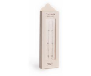 Sanifarma CONTACTA CATENINA OCCHIALE PERLE/ARGENTO 1 PEZZO