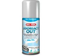 2x MAFRA ODORBACT OUT AEROSOL ELIMINA ODORI IGIENIZZANTE CONDIZIONATORI TALCO