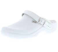 SANIFLEX 643-10 Certificato Medico Sandali Zoccoli Sabot Pantofole Scarpe di Pelle, Donna, Bianco, EU 36
