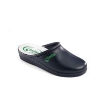 SANIFLEX 840-1 Certificato Medico Zoccoli Sabot Pantofole Scarpe di Pelle, Donna, Blu, EU 36