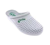 SANIFLEX CIABATTE IN PELLE DONNA 841 BN SANITARIA BIANCO