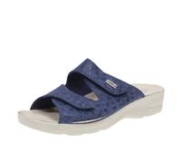 Saniflex Ciabatte Sanitarie In Pelle Blu - Donna Scarpe Ciabatte