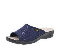 Saniflex Ciabatte Sanitarie In Tessuto Blu - Donna Scarpe Ciabatte