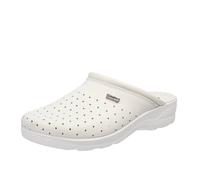 Saniflex Pantofole Sanitarie In Pelle Bianco - Taglia 39 [25.9cm] Scarpe Donna