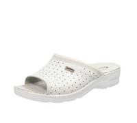 Saniflex Pantofole Sanitarie In Pelle Bianco - Taglia 39 [25.9cm] Scarpe Donna