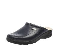 Saniflex Pantofole Sanitarie In Pelle Blu - Taglia 38 [25.3cm] Scarpe Donna