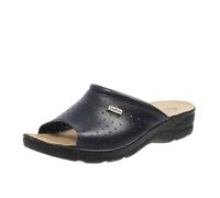 Saniflex Pantofole Sanitarie In Pelle Blu - Taglia 40 [26.6cm] Scarpe Donna