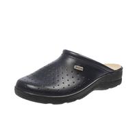 Saniflex Pantofole Sanitarie In Pelle Blu - Uomo Scarpe Ciabatte Pantofole