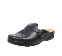 Saniflex Pantofole Sanitarie In Pelle Blu - Uomo Scarpe Ciabatte Sanitarie