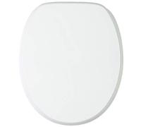 Sanilo Sedile WC con chiusura ammortizzata, montaggio facile, copriwater con cerniere robuste Bianco