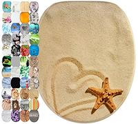 Sanilo Sedile WC con chiusura ammortizzata, montaggio facile, copriwater con cerniere robuste Sandy