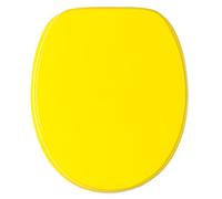 Sanilo Sedile WC, montaggio facile, copriwater con cerniere robuste Giallo