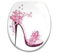 Sanilo Sedile WC, montaggio facile, copriwater con cerniere robuste Scarpa