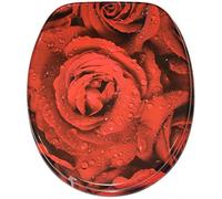 Sanilo Sedile WC | superficie di alta qualità | montaggio facile | cerniere robuste | Rosa