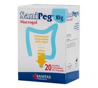 SANIPEG 20 Bustine Da 10g - Trattamento stipsi negli adulti - Macrogol