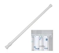 Saniplast Bastone per Doccia 1 Lato Estensibile CM 125-215 Bianco ø 25 MM