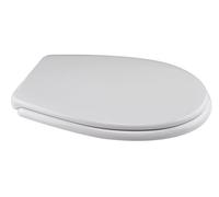 Saniplast Sebino Sedile WC, Resina Termoindurente, Bianco, 44.8x36.2x4.1 cm