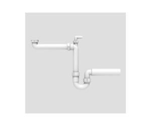 SANIT Creatore Di Spazi G1 1/2x50 Con Sifone E Collegamento Per Dispositivi