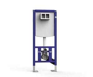 Sanit Element INEO Plus 90.724.00.0000 - Telaio da incasso per WC a parete, senza piastra di comando, 2 quantità, colore: Grigio