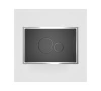 Sanit Placca di Comando SK706 Plastica Nero