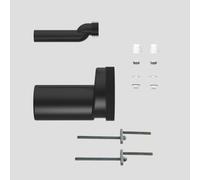 Sanit Sanitärtechnik Set Di Collegamento WC A Parete DN90, 2,5 cm