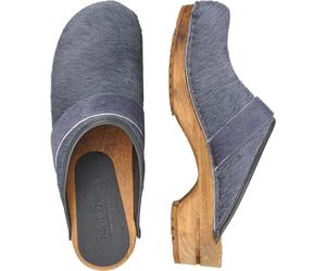 Sanita Clogs Ladies Clog open Wood-Caroline Open Steel EUR 40 Grigio