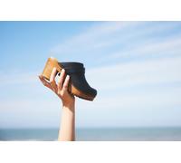 Sanita Ladies Clog Wood-Peleni Chunk Open 470144 EUR 38 Nero