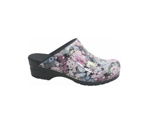 Sanita Ladies Open Clog Original-Isalena Open Rose print EUR 35 Rosso