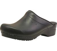 Sanita Ladies Open Clog Original-Sonja Pu Open Black EUR 35 Nero