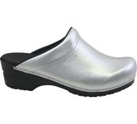 Sanita Ladies Open Clog Original-Sonja Pu Open Silver EUR 36 argento