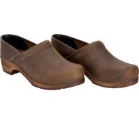 Sanita Open Clog Wood-Jamie Closed Antique Brown EUR 41 Marrone