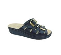 Sanital Ciabatta Sanitaria Donna con Doppia Fibbia Light Articolo 1364 Blu