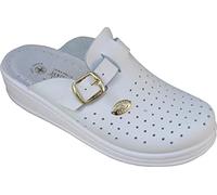 Sanital Light 1372 - Ciabatta in Pelle - col. Bianco - 35