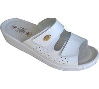Sanital Light 1375 - Ciabatta donna in Pelle - BIANCO 38