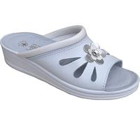 Sanital Light - Ciabatta in Pelle 1342 - Bianco 37