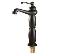 Sanitari American Bronzo nero American Sopra il rubinetto del banco di banca bassa alzata calda e fredda rubinetto nero spruzzatore di drenaggio del lavandino del lavandino per miscelazione della