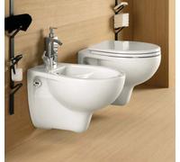 Sanitari bagno sanitari sospesi vaso sedile e bidet Geberit Colibrì 02