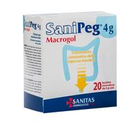 Sanitas Sanipeg 4g Macrogol Polvere per Soluzione Orale, 20 bustine 4g