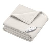 Sanitas SHD 70 - Coperta Elettrica con Superficie Morbida e 6 Livelli di Calore, arresto automatico dopo 3 ore, lavabile in lavatrice a 30°, dimensioni 180 x 130 cm