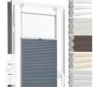 SANITEASY Zero Home - Tende Plissettate Termiche senza Foratura su Misura, Klemmfix, Oscuramento Totale, Tende a Nido d'Ape, Tende per Interni, Privacy e Protezione Solare, 6 Colori