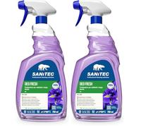 Sanitec, Deo Fresh Iris, Profumatore Ambienti 750 ml, Lunga Durata Fino A 48 Ore, Tecnologia Elimina Odori (Confezione da 2)