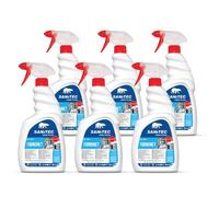 Sanitec, Fornonet, Detergente Alcalino Schiumogeno Super Concentrato per Forni, Grill e Piastre, Rimozione Rapida di Incrostazioni e Residui di Cottura, 100% Made in Italy, 6 Flaconi 750 ml