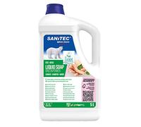 Sanitec Green Power Sapone Liquido, Ecologico, Corpo e Mani, Delicato Profumo Floreale, 5 kg