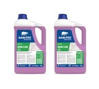 SANITEC igiene sicura Igienic Floor, Detergente Universale Sgrassante Concentrato con Azione Igienizzante,Profumato alla Lavanda Selvatica,Attivo su Qualsiasi Tipo di Sporco,Made in Italy,2 Taniche 5L