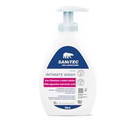 Sanitec INTIMATE WASH, Detergente Intimo Delicato con Glicerina e Acido Lattico, Formula Dermatologicamente Testata, 250 ml