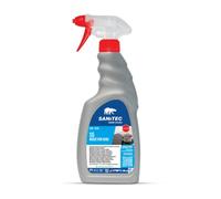 Sanitec, S5 Induction Hobs, Detergente ad Effetto Distaccante per la Pulizia dei Piani di Cottura, in Vetroceramica e Induzione, Rimuove Facilmente Sporchi Grassi, Made in Italy, Flacone 500 ml