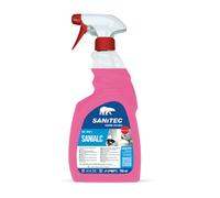 Sanitec, Sanialc, Detergente Universale, Profumato, a Base Alcolica per Pulire e Sgrassare Senza Risciacquare e Senza Lasciare Aloni, Asciuga Velocemente, 100% Made in Italy, Flacone 750 ml