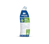 Sanitec WC GEL Green Power, Gel disincrostante per una pulizia profonda del WC, Rimuove Sporco e Calcare e Lascia una Profumazione Gradevole, certificato EU Ecolabel, 700 ml
